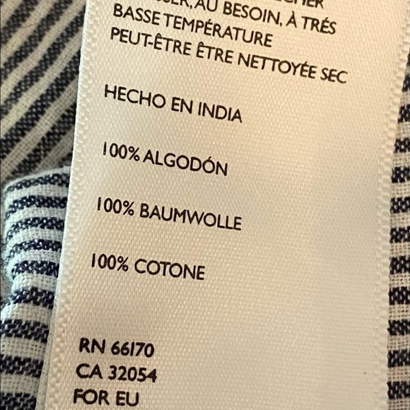 Urban Outfitters Cropped Gray & White Striped Tank Size Medium Button Straps. - Picture 5 of 11